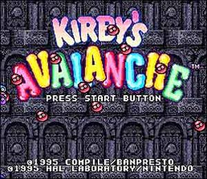 Kirby's Avalanche