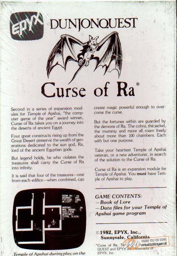 Dunjonquest: Curse of Ra