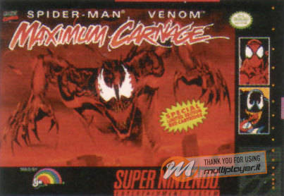 Spiderman & Venom: Maximum Carnage