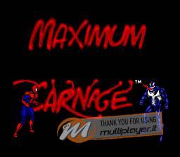 Spiderman & Venom: Maximum Carnage