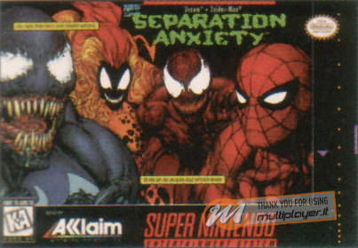 Spiderman & Venom: Separation Anxiety