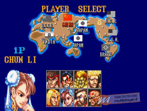 Tutti I Street Fighter IIごとのビデオ：世界の戦士SNES