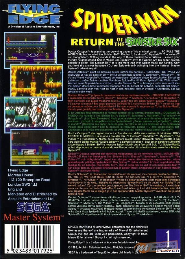 Spider-Man: Return of the Sinister Six