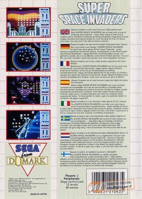 Taito's Super Space Invaders