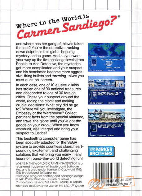 Where in the World is Carmen Sandiego?