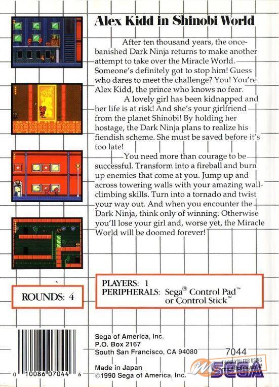 Alex Kidd in Shinobi World