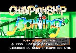 Championship Bowling