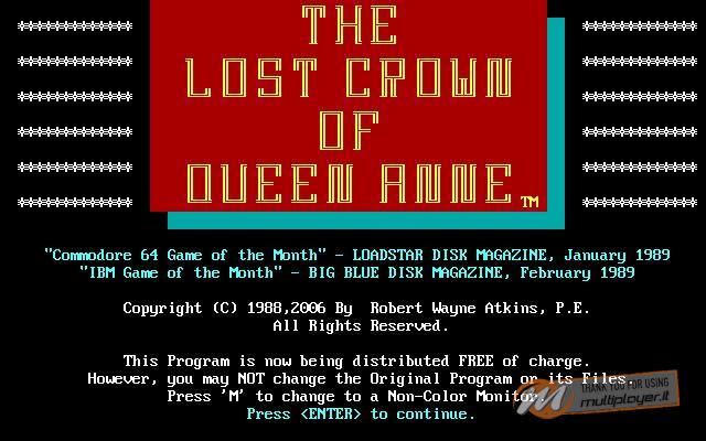 The Lost Crown of Queen Anne