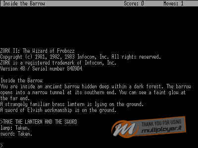 Zork II: The Wizard of Frobozz