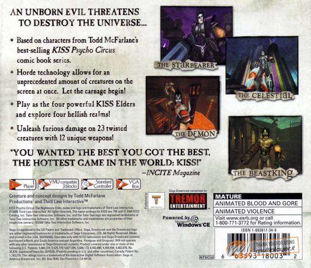 Kiss: Psycho Circus Nightmare Child