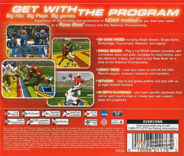 NCAA College Football 2K2