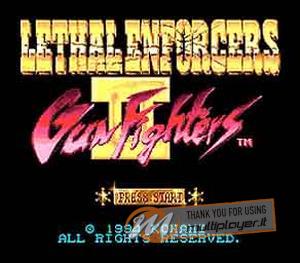 Lethal Enforcers II: Gunfighters