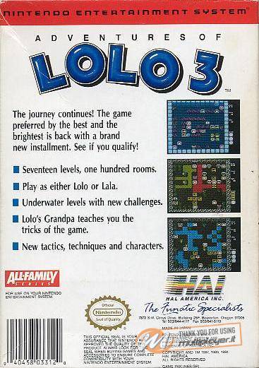 Adventures of Lolo 3