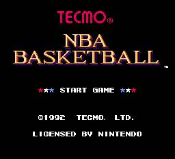 Tecmo NBA Basketball