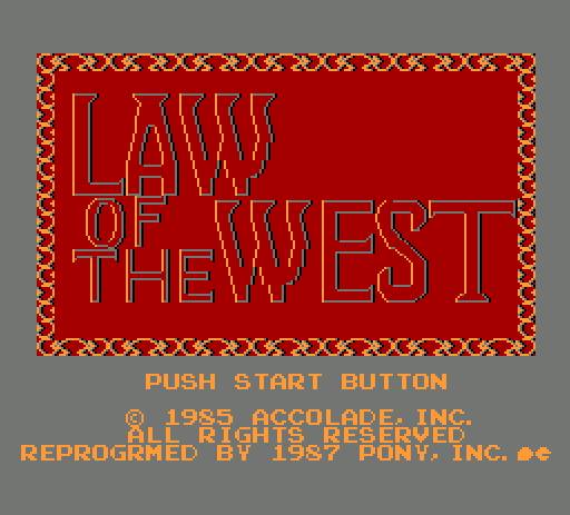 Law of the West