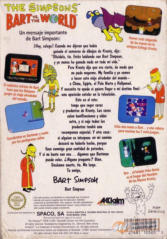 The Simpsons: Bart vs. the World