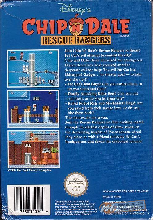 Chip 'N Dale Rescue Rangers: The Adventure in Nimnul's Castle