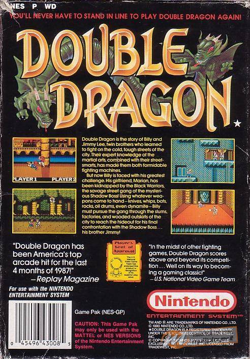 Double Dragon (1987)
