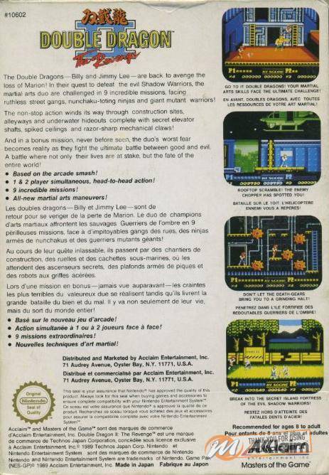 Double Dragon II: The Revenge