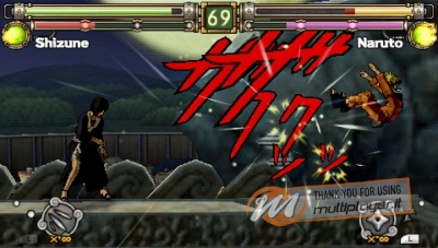 Naruto: Ultimate Ninja Heroes 2 - The Phantom Fortress, combattimenti nella fortezza Naruto: Ultimate Ninja Heroes 2 - The Phantom Fortress, combattimenti nella fortezza