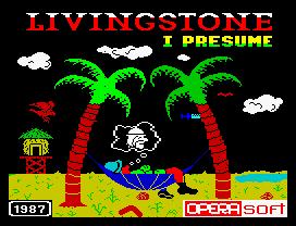 Livingstone, I Presume
