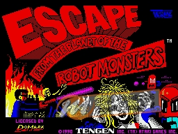 Escape from the Planet of the Robot Monsters