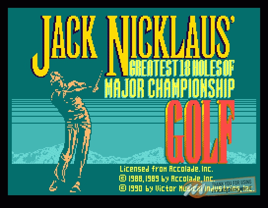 Jack Nicklaus Championship Golf