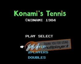 Konami's Tennis