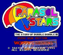 Parasol Stars: The Story of Bubble Bobble III