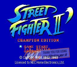 Street Fighter 2: Special Champion Edition