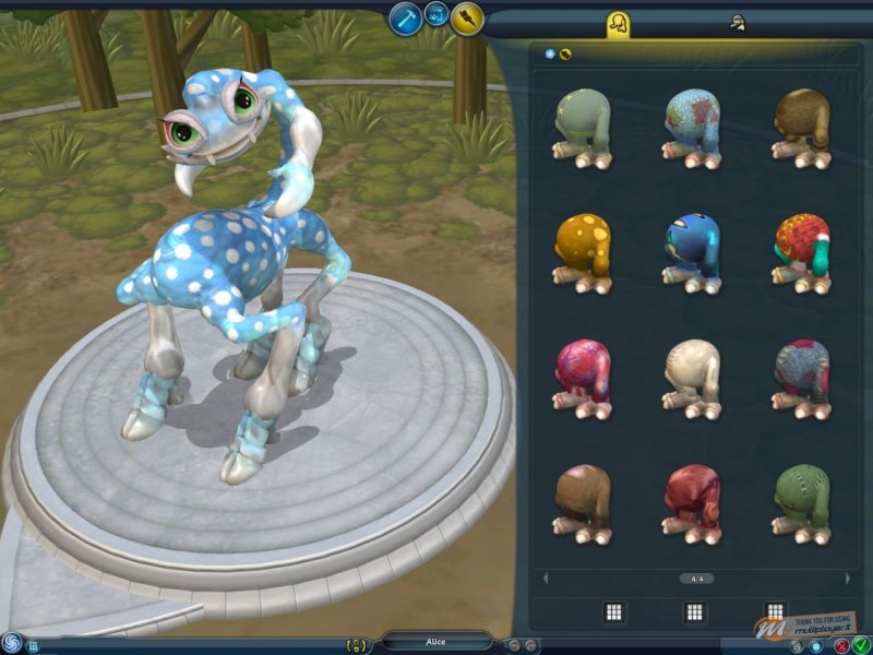 Spore Creature Buffe e Mostruose Parts Pack