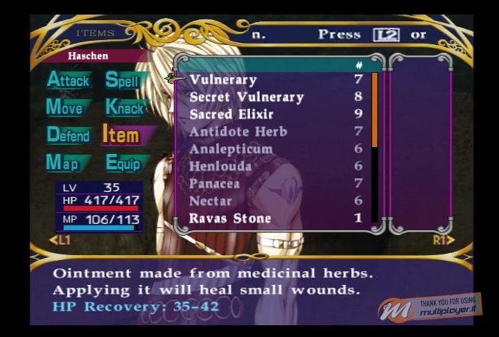 Growlanser: Heritage of War