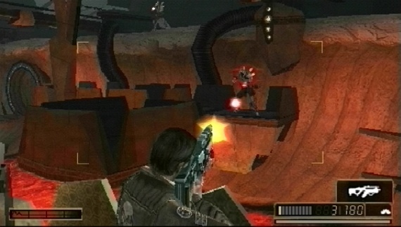 Uno scontro a fuoco in Resistance: Retribution