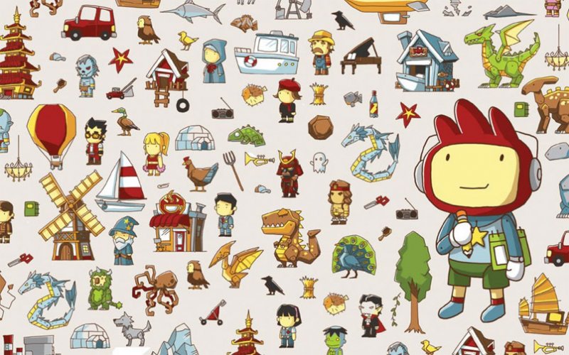 Più di diecimila oggetti in Scribblenauts Più di diecimila oggetti in Scribblenauts
