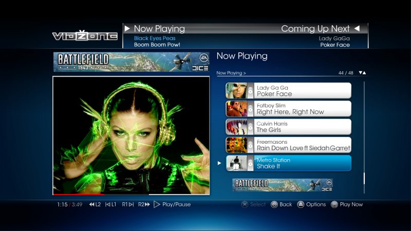 Adesso la musica si guarda anche su PlayStation 3