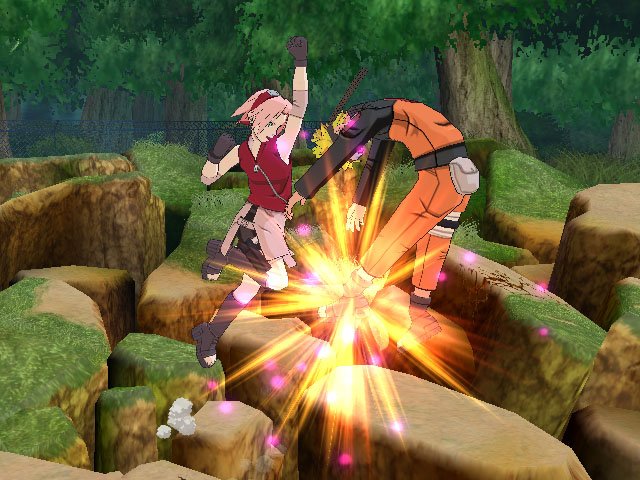 Naruto Shippuden: Clash of Ninja Revolution 3, Sakura contro Naruto Naruto Shippuden: Clash of Ninja Revolution 3, Sakura contro Naruto
