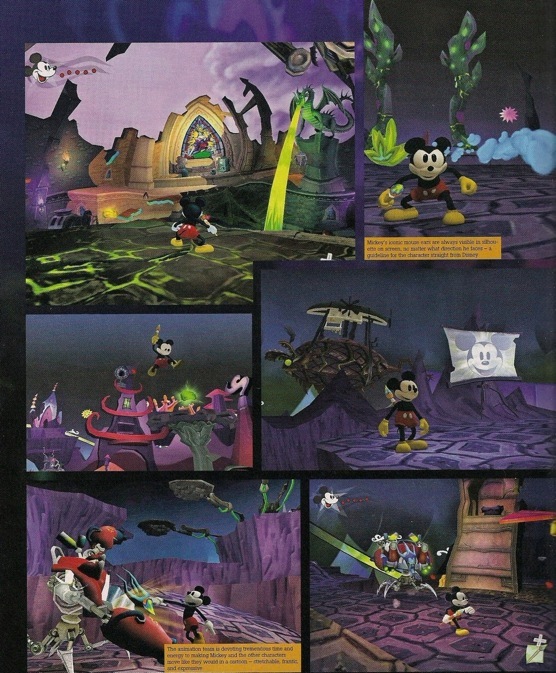 Epic Mickey: scan dal GameInformer Epic Mickey: scan dal GameInformer