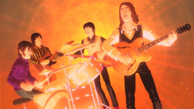Uno dei momenti psichedelici di The Beatles Rock Band Uno dei momenti psichedelici di The Beatles Rock Band