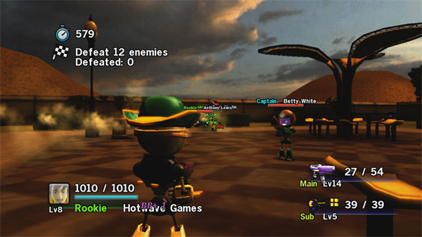 Gamerbots: Third-Robot Shooting