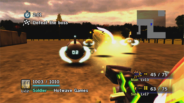 Gamerbots: Third-Robot Shooting