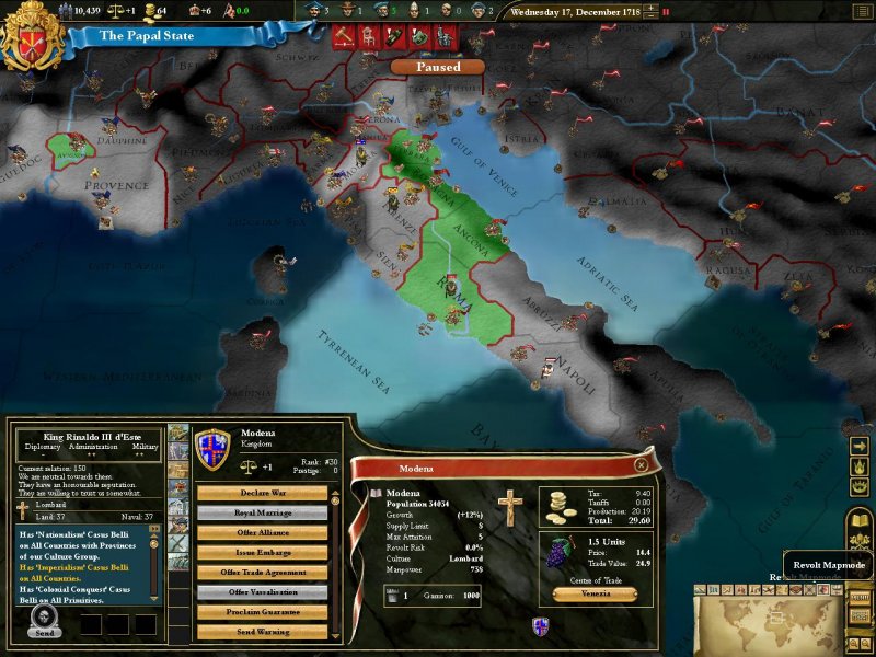 Europa Universalis III: Heir to the Throne