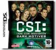 CSI: Dark Motives per Nintendo DS