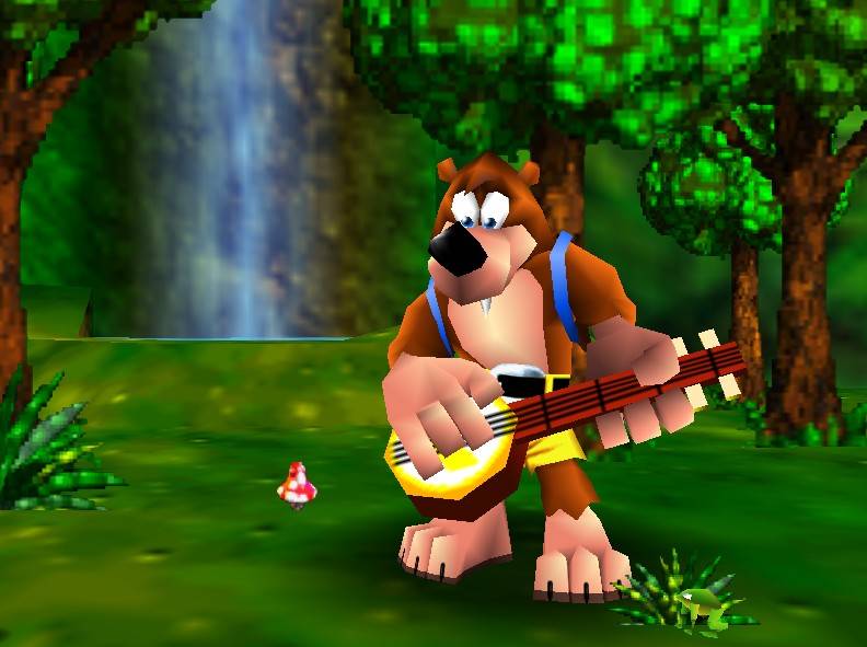 Banjo-Kazooie in azione