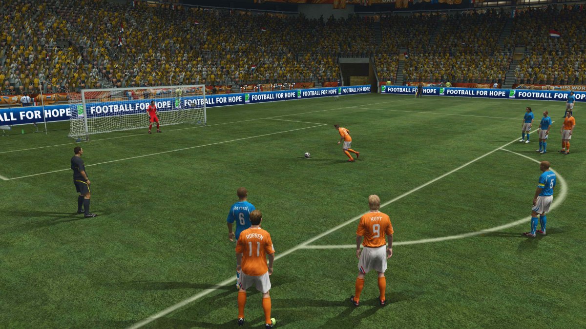 2010 FIFA ワールドカップ 南アフリカのデモのゲームプレイ