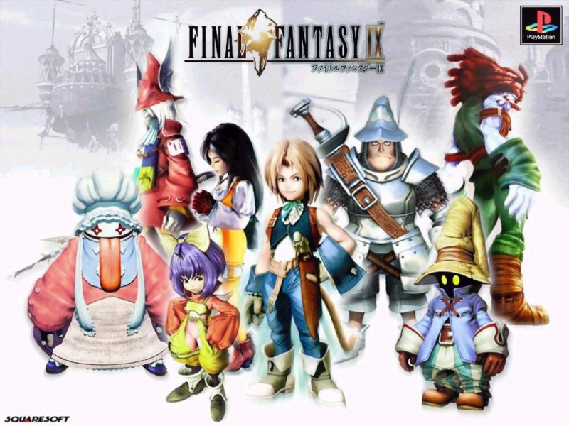 Final Fantasy IX, la distribution des personnages du jeu