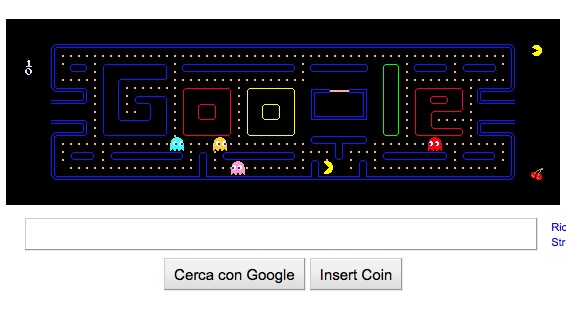 Google festeggia a modo suo i 30 anni di Pac-Man Google festeggia a modo suo i 30 anni di Pac-Man