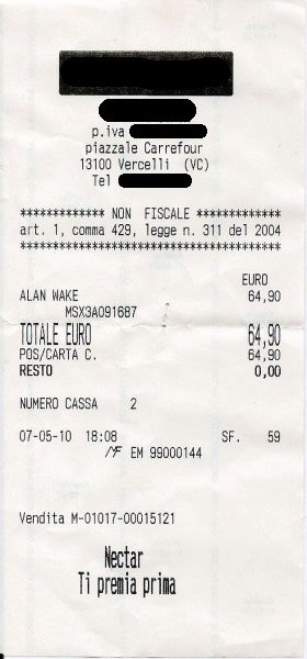 Sessanta Euro alla cassa Sessanta Euro alla cassa