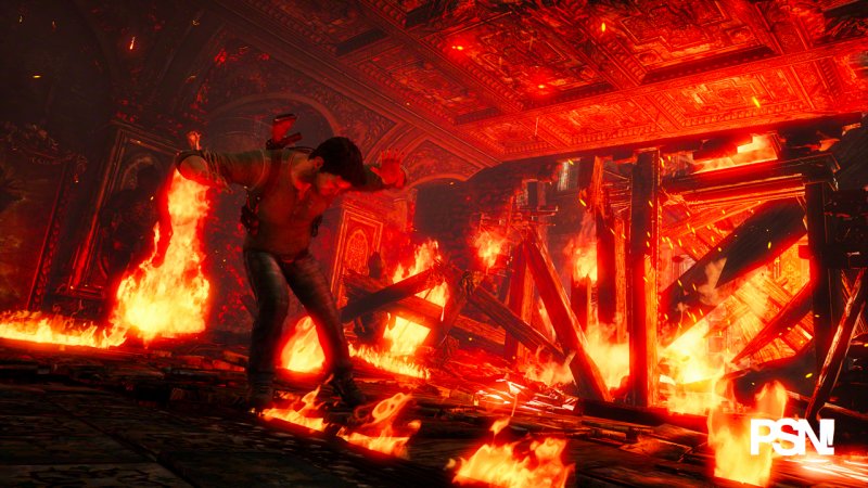 In Uncharted 3 il fuoco brucia per davvero In Uncharted 3 il fuoco brucia per davvero