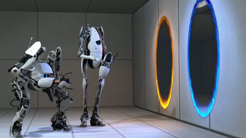Portal 2, an image of the game