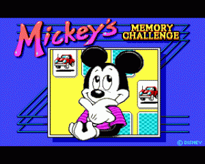 Mickey's Memory Challenge per Amiga